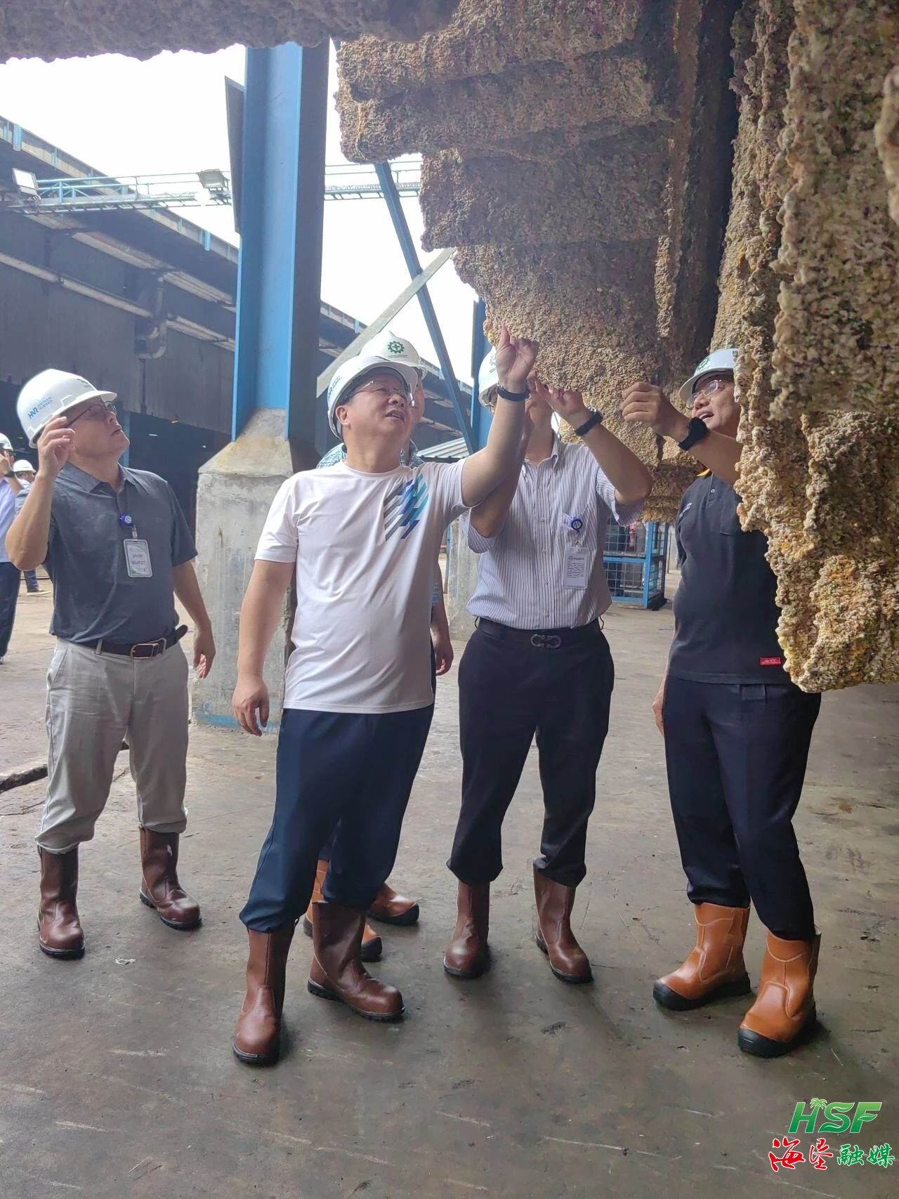 包洪文一行調(diào)研合盛農(nóng)業(yè)SGO加工廠。